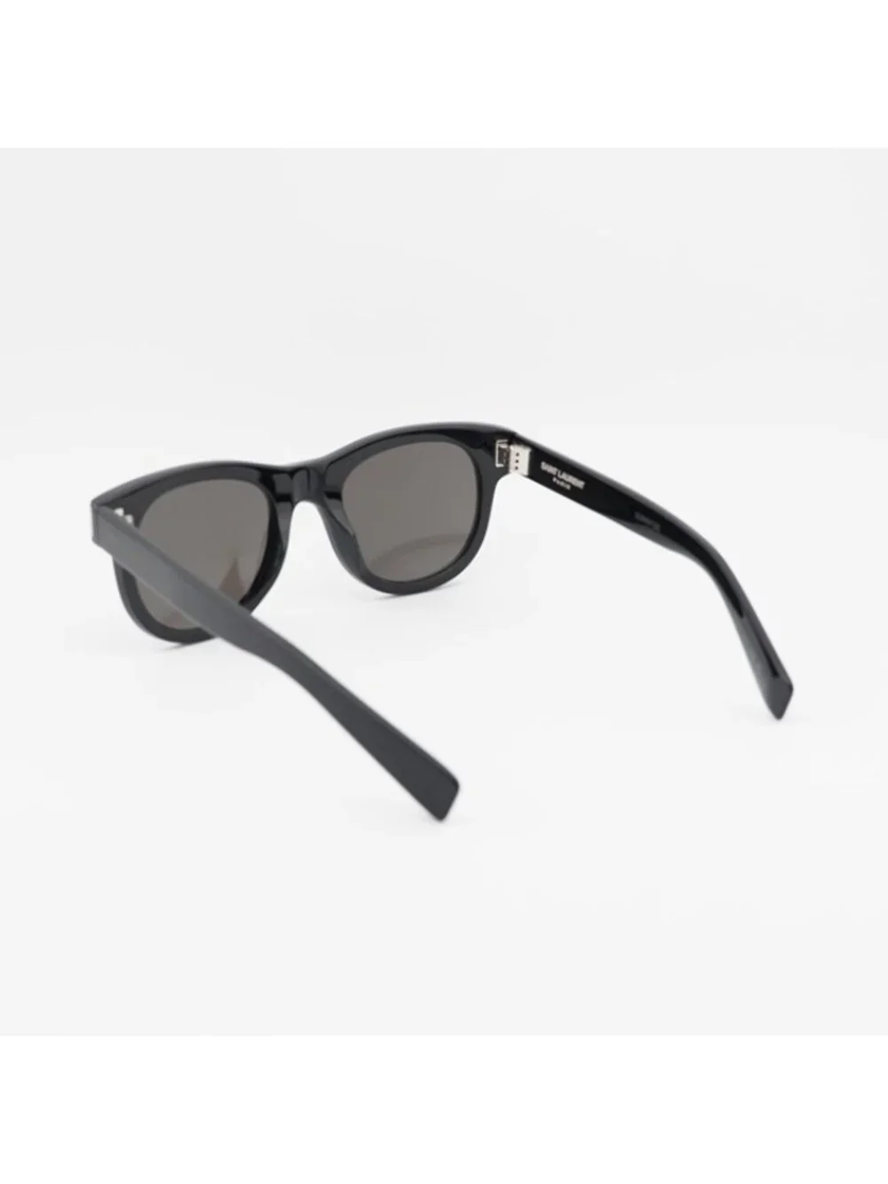 Saint Laurent SL571 006 Sunglasses Black Square Frame, Black Lenses